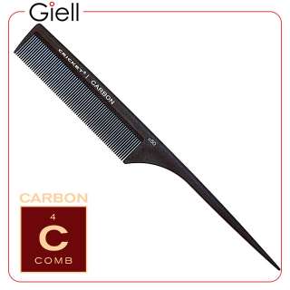 Cricket Carbon Fine Toothed Rattail Comb Model C50  