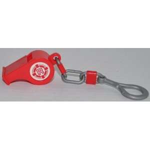 Real Working Rescue Heroes Red Whistle (Retired) Rescue Hero   Fisher 