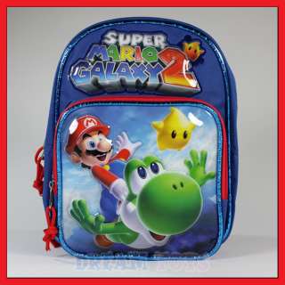 10 Super Mario Bros & Yoshi Flying Backpack Boys Bag  