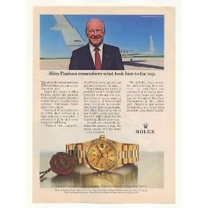  1983 Gulfstream Allen Paulson Rolex President Watch Print 