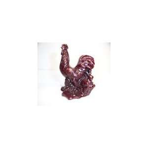    Chinese Zodiac Statue   Rooster   Red Figurine 