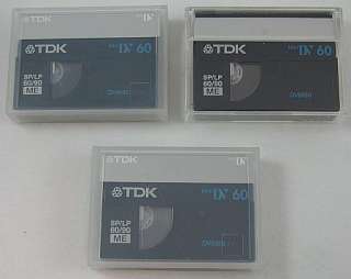 TDK Mini DV Tape DVM60 Used LOT AS IS  
