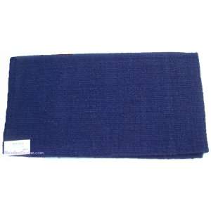  Mayatex Saddle Blanket   Wool San Juan Solid   Navy Blue 