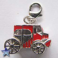 WS 925 Sterling Silver Smart Car European Clip on Charm  