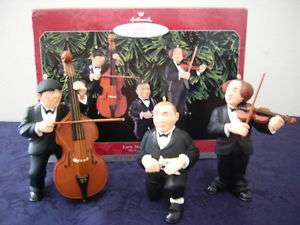 THE THREE STOOGES MUSICIANS HALMARK FIGUREs ALL MINT 3  