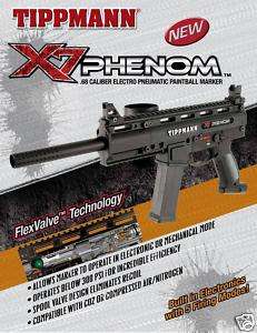 New Tippmann X7 Phenom Egrip Paintball Gun Marker with Cyclone 