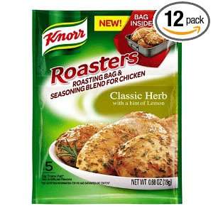 Knorr Roasters Roasting Bag and Seasoning Blend for Chicken, Classic 