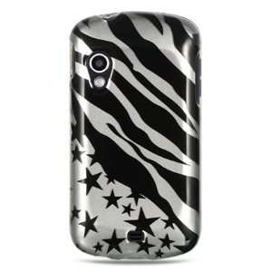  Samsung I405 Crystal Case Silver Zebra & Star (free ESD 