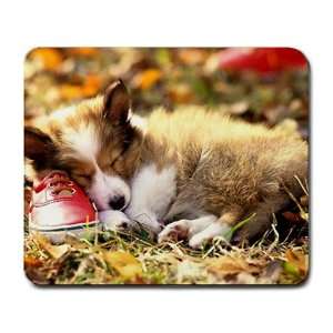 Cute puppy sleeping Large Mousepad mouse pad Great Gift 