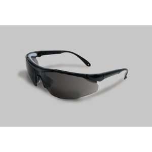  Plus Series Safety Glasses With Black Frame And Gray Lens 