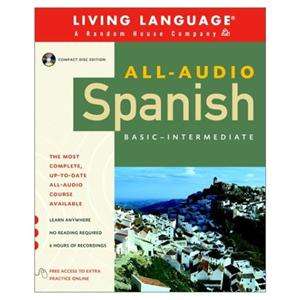 BOOK/AUDIOBOOK CD Living Language ALL AUDIO SPANISH 1400022509  
