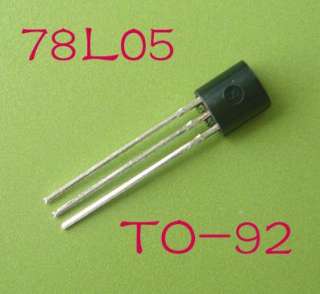 50pcs 78L05 Positive Voltage Regulator +5V 100mA TO 92  