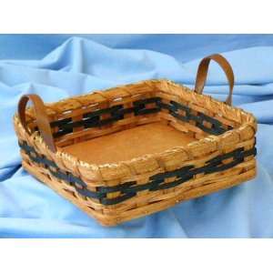    Handmade Amish Basket 9x9  Square Basket (EM17)