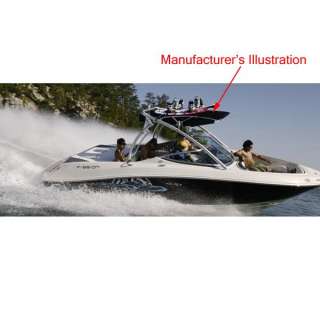 SEA RAY 210/230 FISSION BLK Z5 BOAT WAKEBOARD TOWER T  
