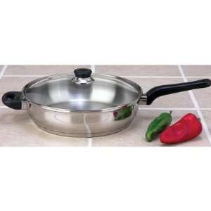 Chefs Secret® 12 Stainless Steel Fry Pan with Cover  