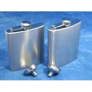   Quality Stainless Steel 7oz Hip Flask& funnel(N.L)