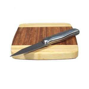   Bamboo Cutting Board and Paring Knife By Brilliant
