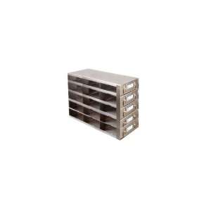 35 Stainless Steel Upright Freezer Drawer Rack for 100 Cell Hinged Top 
