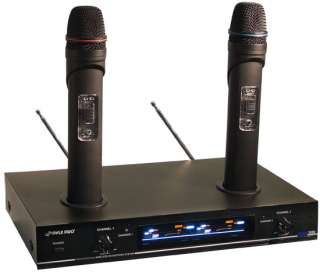   VHF Rechargeable Wireless Microphone System Mics 068888874625  