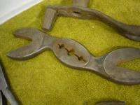 11 OLD ADJUSTABLE WRENCHES TOOLS~SOME UNUSUAL~ALL MARKED DIFFERENT 