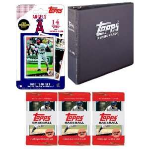 2009 Topps MLB Team Set with Topps 3 Ring Binder and 3 Topps Packs 