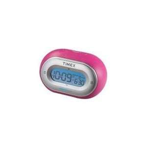  Timex T116PINK Nano Color Jelly Dual Alarm Clock   Pink 
