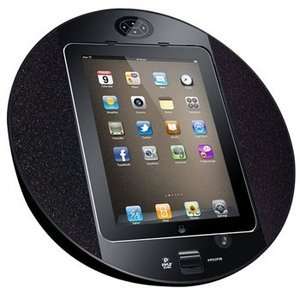   Touch Screen Dock With Built In FM Radio/Alarm Clock (Black