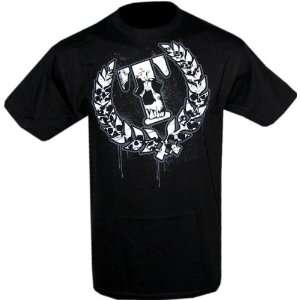 Triumph United Death Skull Black T Shirt (SizeM)  Sports 