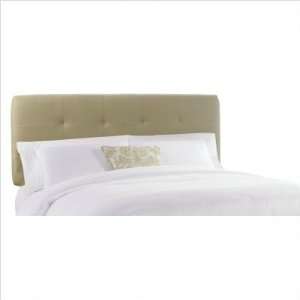   Furniture 791FLNSAND 56 Double Button Tufted Headboard in Sand Linen