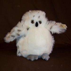  7in Stuffed Animal Baby Plumpee White Owl Toys & Games