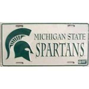  Michigan State Spartans College LICENSE PLATES Plate Tag 