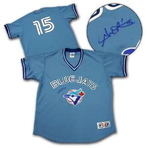   RIOS Toronto Blue Jays SIGNED Blue Retro Jersey Sports Collectibles
