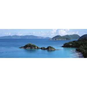  Tourists on Vacations, Trunk Bay, St. John, US Virgin Islands 
