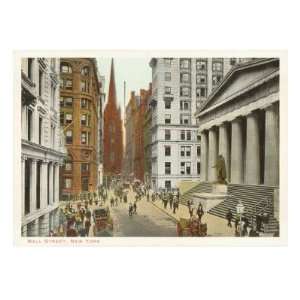  Wall Street, New York City Giclee Poster Print, 24x32 