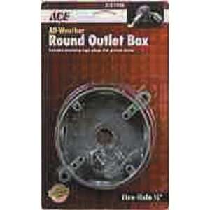 Ace Weatherproof Round Outlet Box (31656) 