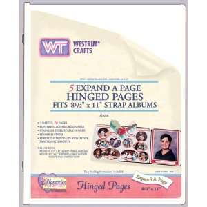  Westrim Expand A Page Refills 5/Package For 8 1/2 inch by 